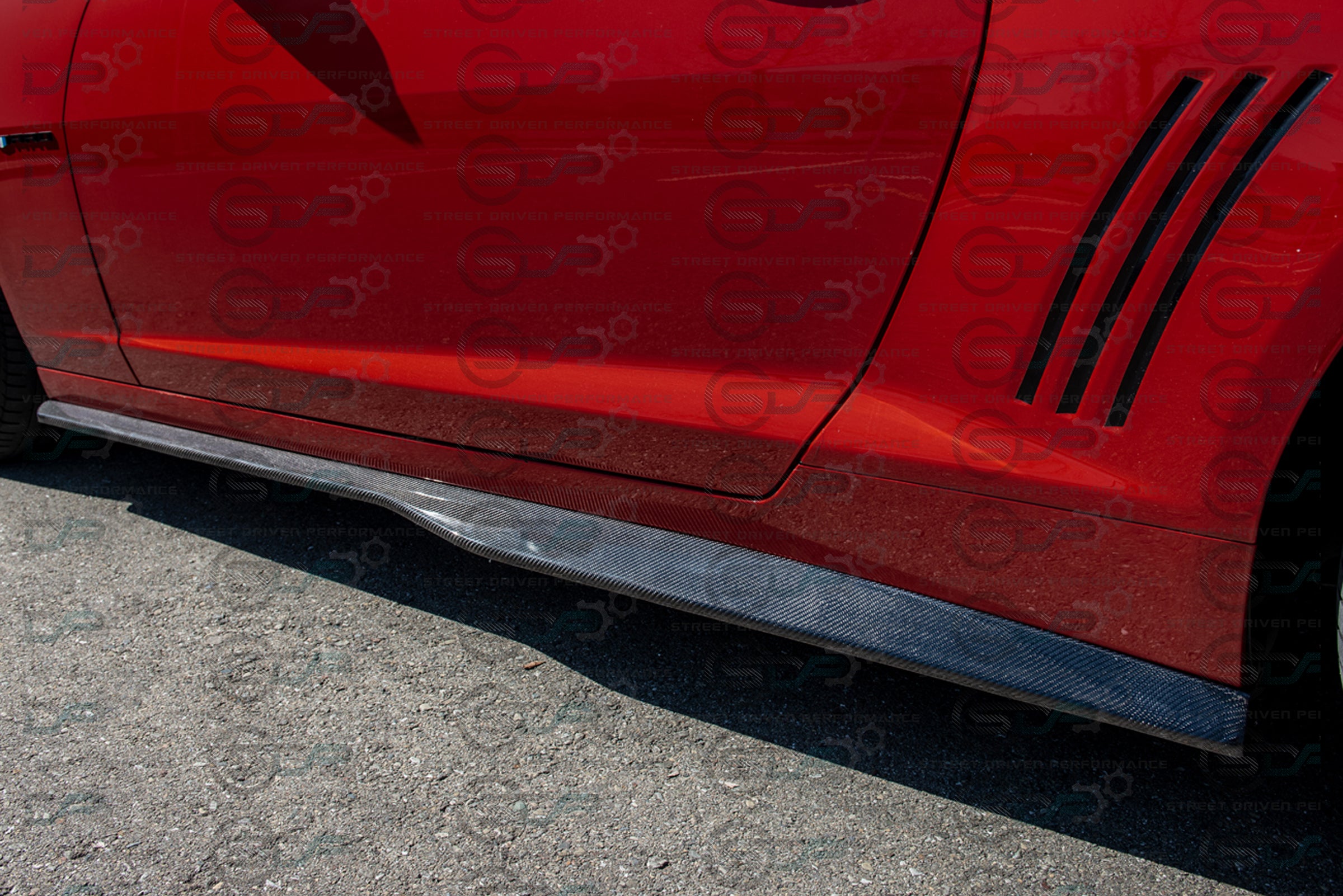 2010-2015 5th Gen Camaro - "ZL1 Conversion" Carbon Fiber Side Skirts Rocker Panel Ground Effects
